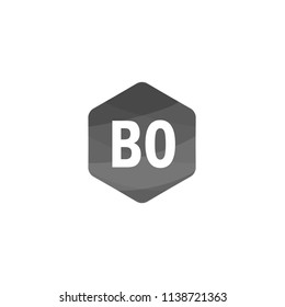 Initial Letter BO Logo Template Design