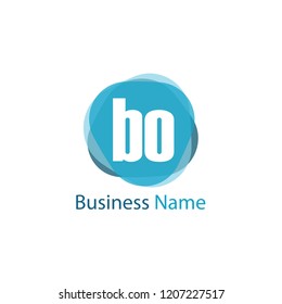 Initial Letter BO Logo Template Design