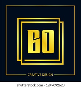 Initial Letter BO Logo Template Design