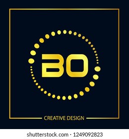 Initial Letter BO Logo Template Design