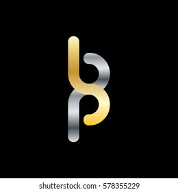 Initial Letter BP Linked Design Logo