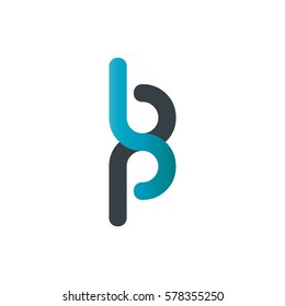 Initial Letter BP Linked Design Logo