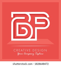 Initial letter BP Letter Logo Design. Creative Modern B P Letters icon vector Illustration. BP Letter Logo Concept Ready For Use. Initial letter BP logo vector design template.