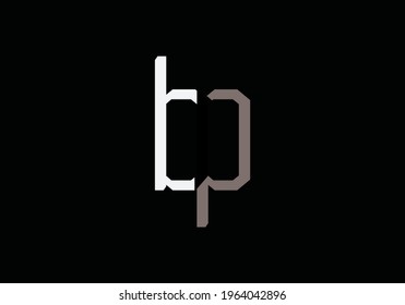 Initial Letter bp logo design templet. art and illustration. Sign and symbol.