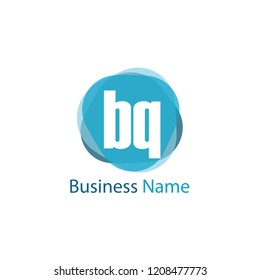 Initial Letter BQ Logo Template Design