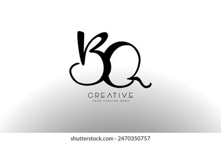 Initial Letter BQ logotype company name monogram design for Company and Business logo.