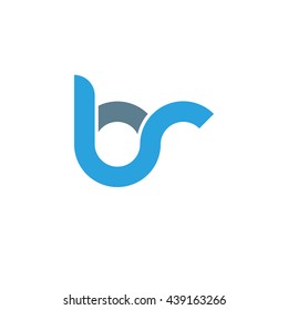 Initial Letter Br Linked Round Lowercase Stock Vector (Royalty Free ...