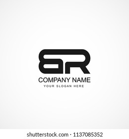 Initial Letter BR Logo Template Design
