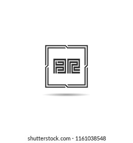 Initial Letter BR Logo Template Design