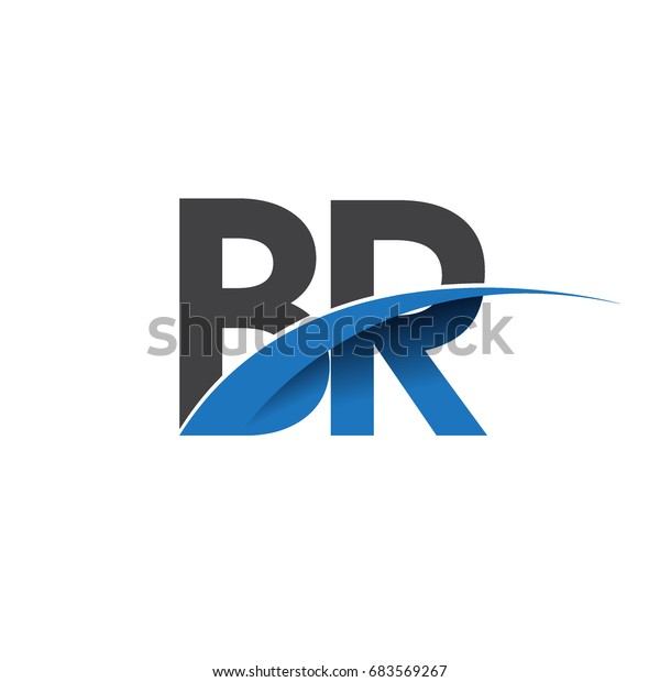 Initial Letter Br Logotype Company Name Stock Vector (Royalty Free