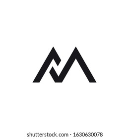 am initial letter brand logo vector
