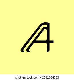 Initial letter A Branding Identity Corporate vector logo design template 