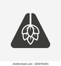 Initial Letter A Brewing Logo With Beer Icon Vector Template
