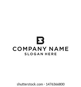 initial letter bs logo design vector illustration template