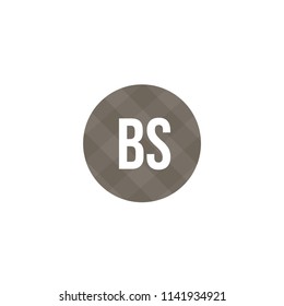 Initial Letter BS Logo Template Design