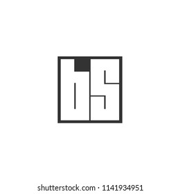 Initial Letter BS Logo Template Design