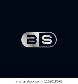 Initial Letter BS Logo Template Design