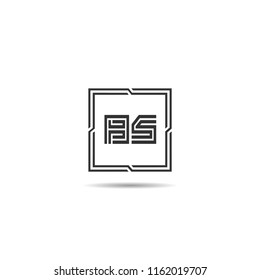 Initial Letter BS Logo Template Design