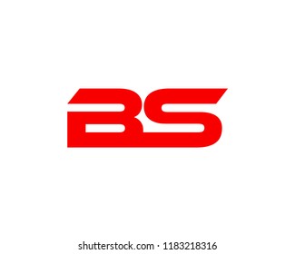 Initial Letter BS Logo Template Design