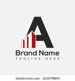 Initial Letter A Building Logo. House logo, Architecture, Home, Real Estate logo design template Template