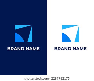 Letra inicial Plantilla de diseño vectorial de logotipo empresarial