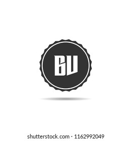 Initial Letter BV Logo Template Design