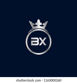 Initial Letter BX Logo Template Design