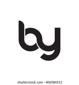 initial letter by linked circle lowercase monogram logo black