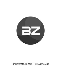 Initial Letter BZ Logo Template Design