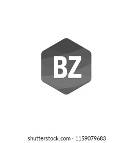 Initial Letter BZ Logo Template Design