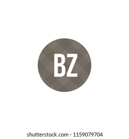 Initial Letter BZ Logo Template Design