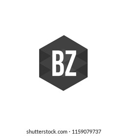 Initial Letter BZ Logo Template Design