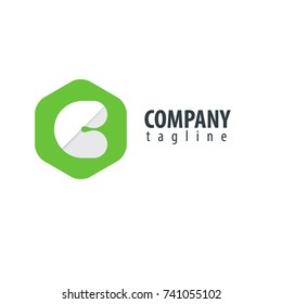 Initial Letter C Abstract Design Logo