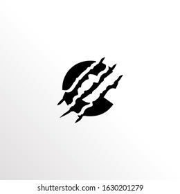 Initial Letter C with Claw Scratch Logo Design