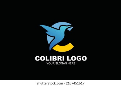 initial Letter C colibri  logo