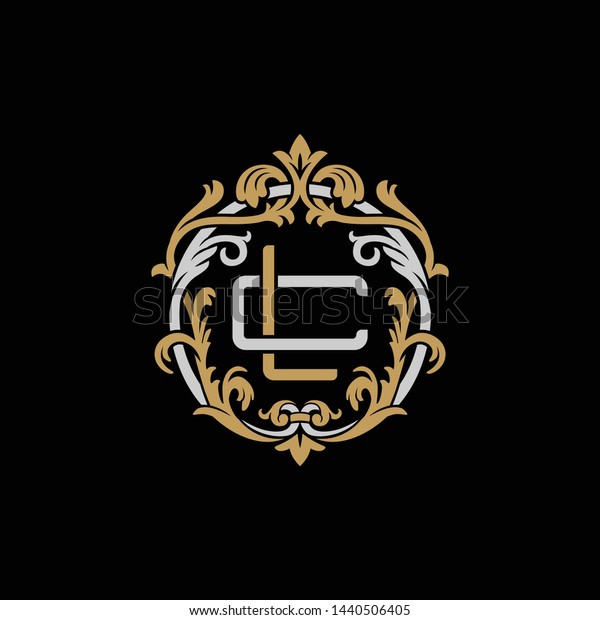 Initial Letter C L Cl Lc Stock Vector (Royalty Free) 1440506405