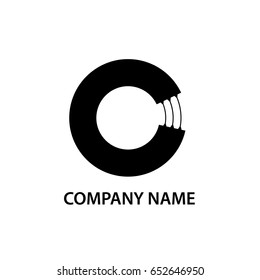 Initial Letter C Logo Connect Design Concept. Vector Design Icon template linked logo typeface