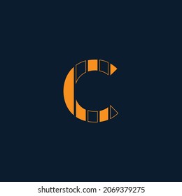 Initial Letter C Logo with Creative Modern Business Typography Vector Template. Creative Abstract Letter C Icon Logo Design