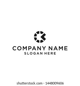 initial letter c logo design vector illustration template