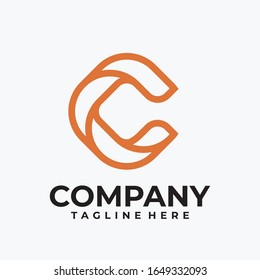 initial letter c logo design vector inspiration