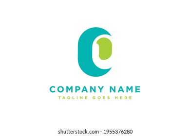 Ilustración vectorial de diseño del logotipo C de la letra inicial. Elemento de plantilla de diseño de logotipo de empresa Carta C