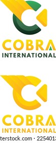 diseño de logotipo de letra inicial c inspiración vectorial