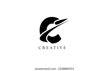 Vektor für das Design des Logos in der Anfangsbuchstabe C