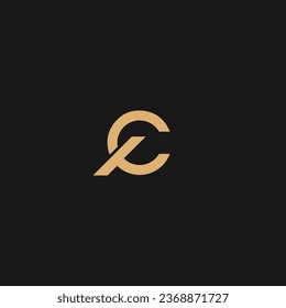 Plantilla de vectores de negocio de diseño de logotipo C de carta inicial,