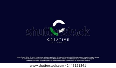 Initial Letter C Logo design vector inspiration.