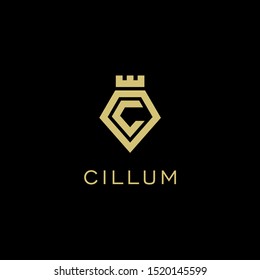 initial letter of the C logo icon, inspiring logo designs for companies Vector