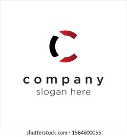 initial letter C logo icon deisgn template elements - vector sign. Business card templates.
