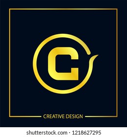 Initial Letter C Logo Template Design Vector Illustration
