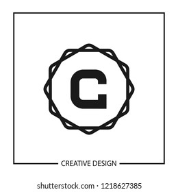 Initial Letter C Logo Template Design Vector Illustration