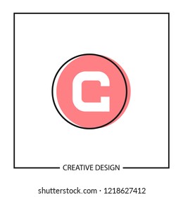 Initial Letter C Logo Template Design Vector Illustration